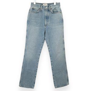 Agolde Light Blue Straight Leg Jeans